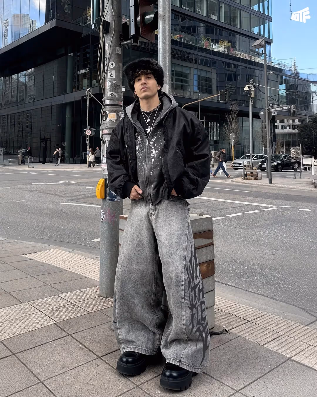 The Flex Symbol Grey Baggy Jeans  image 5