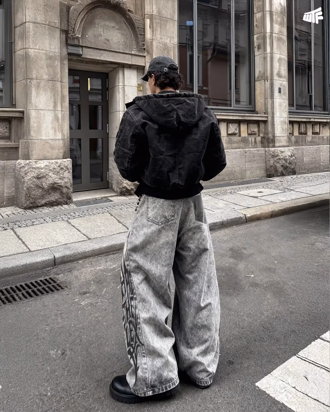 The Flex Symbol Grey Baggy Jeans  image 6