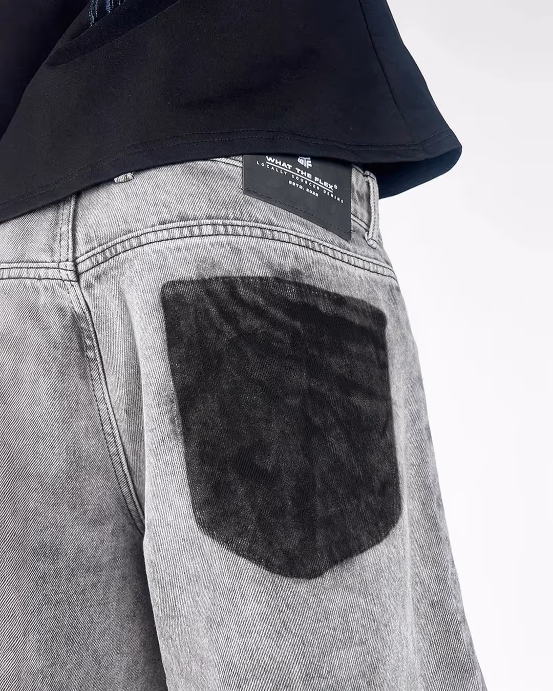 The Flex Symbol Grey Baggy Jeans  image 8