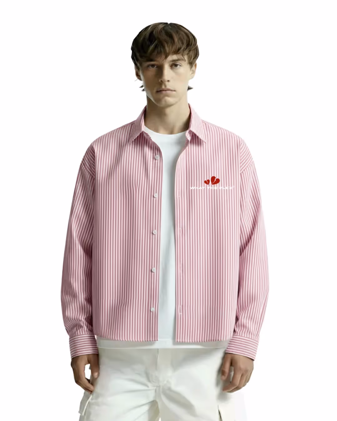 Think Of Me Full Sleeves Striped Shirt image 3
