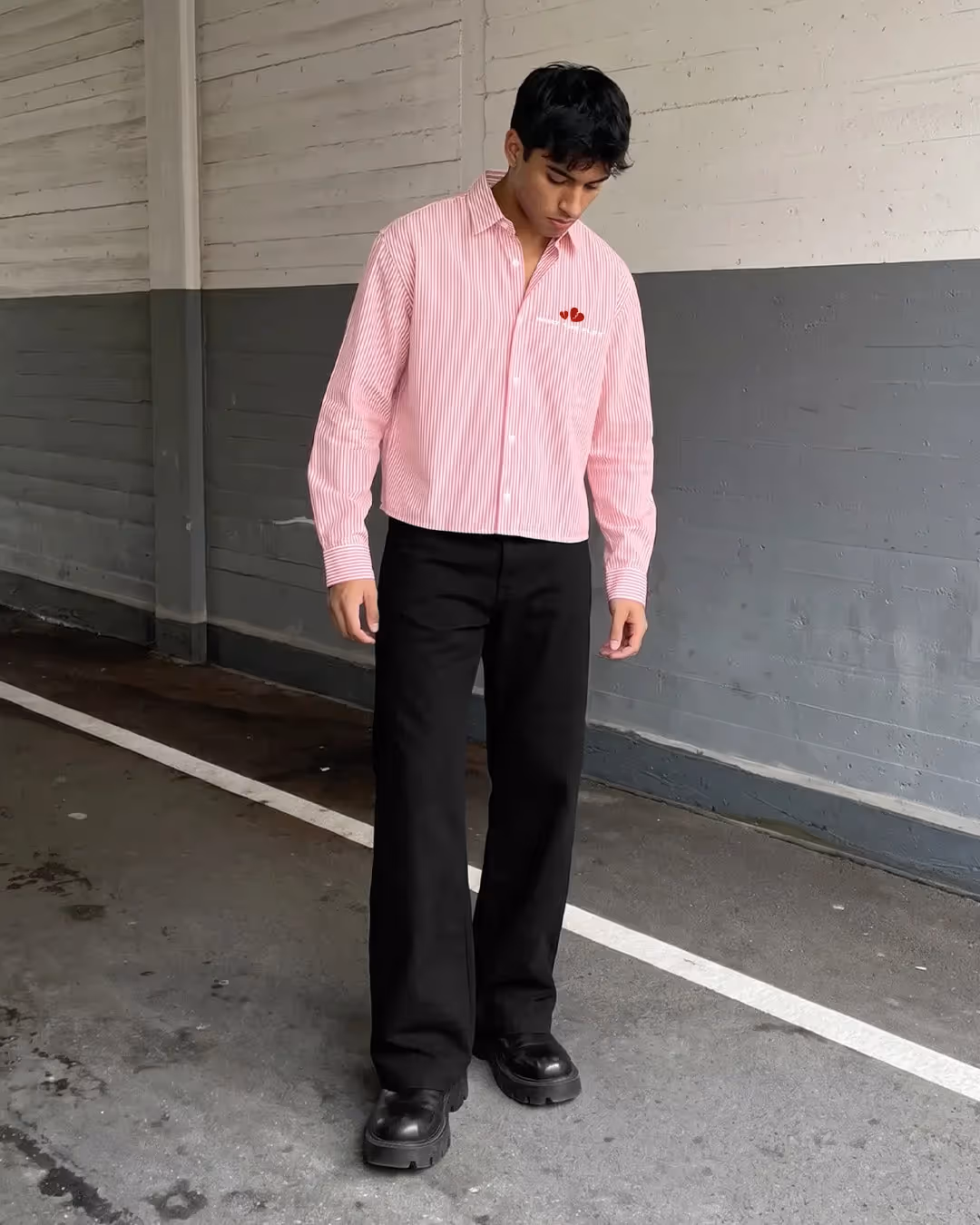 Think Of Me Full Sleeves Striped Shirt image 6