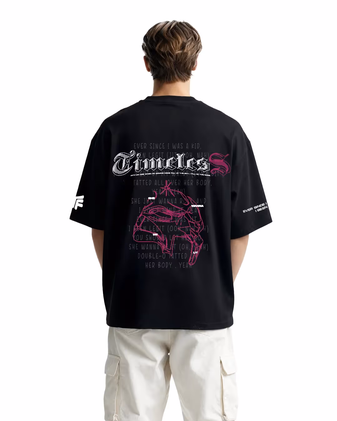 Timeless Black Oversized T-Shirt image 1