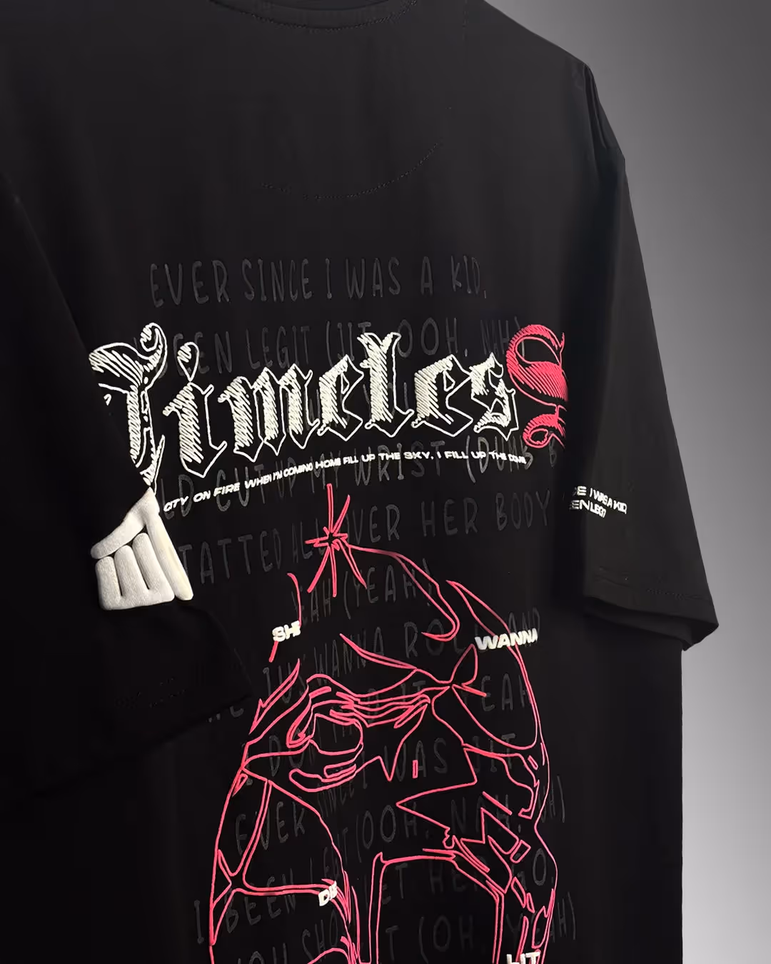 Timeless Black Oversized T-Shirt image 5