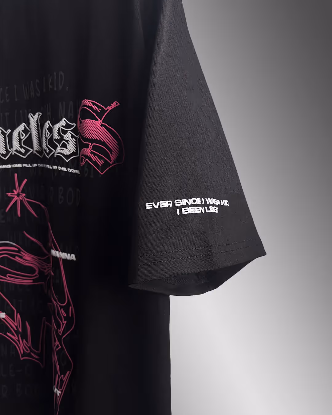 Timeless Black Oversized T-Shirt image 6