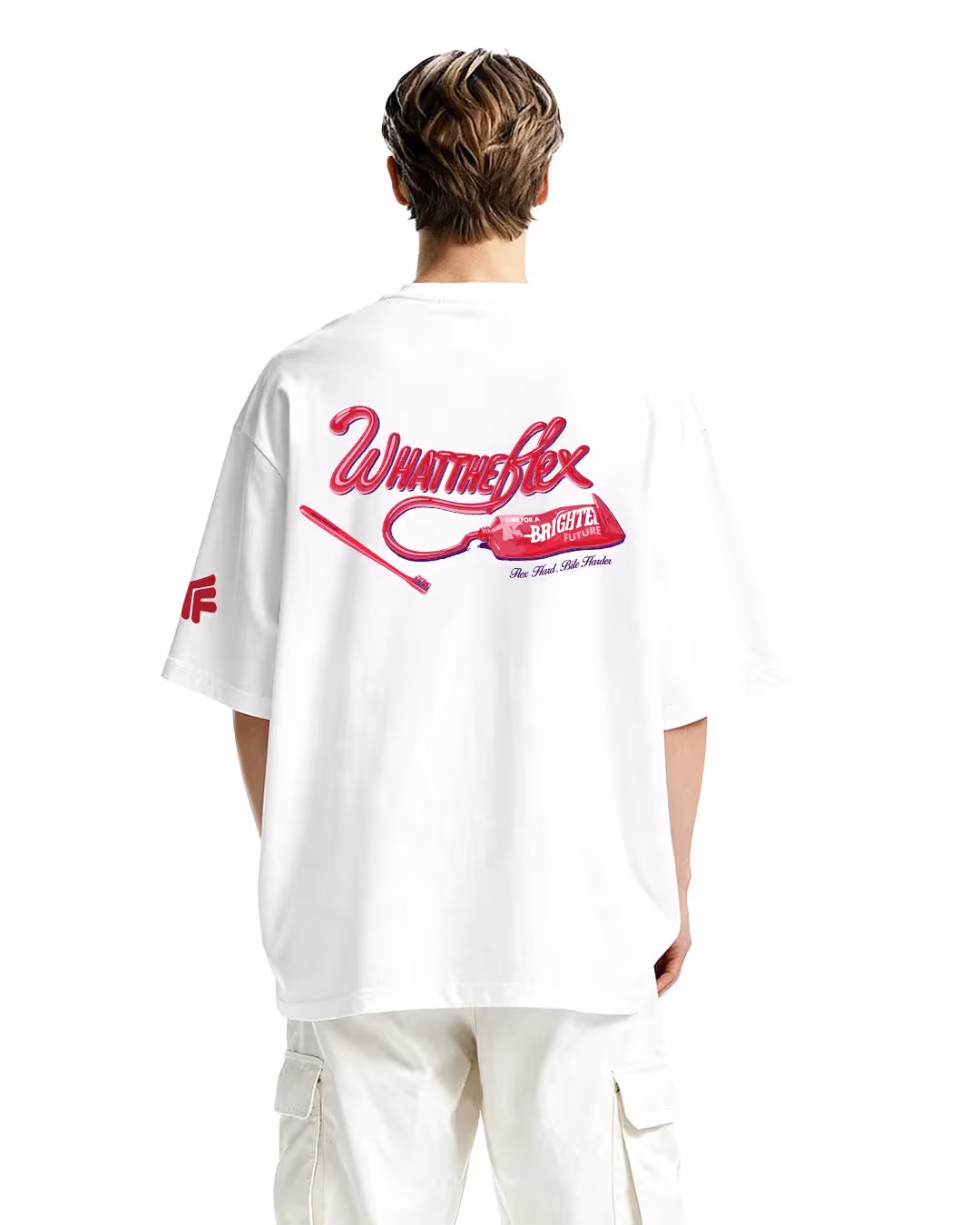 Too Fresh Oversized White T-shirt image 1