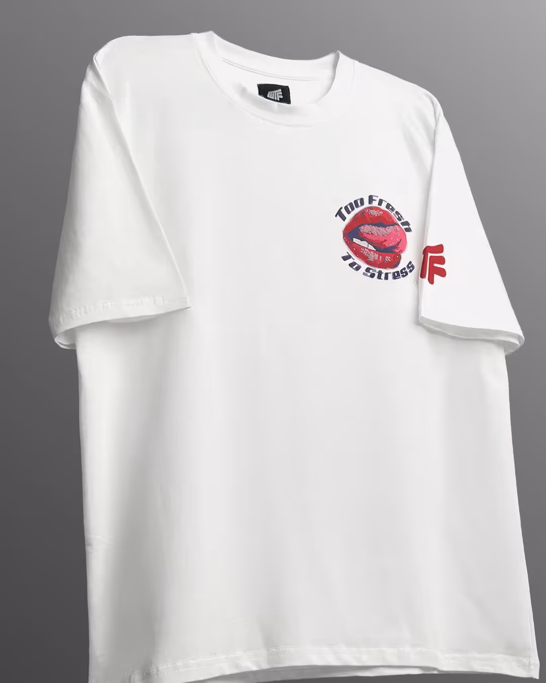 Too Fresh Oversized White T-shirt  image 4