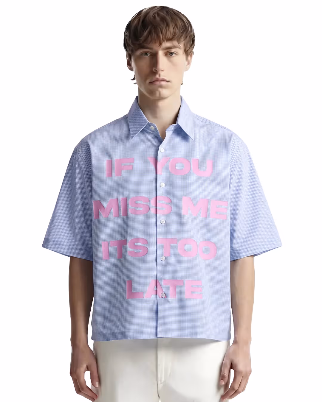 Too Late Half Sleeves Checks Shirt image 1