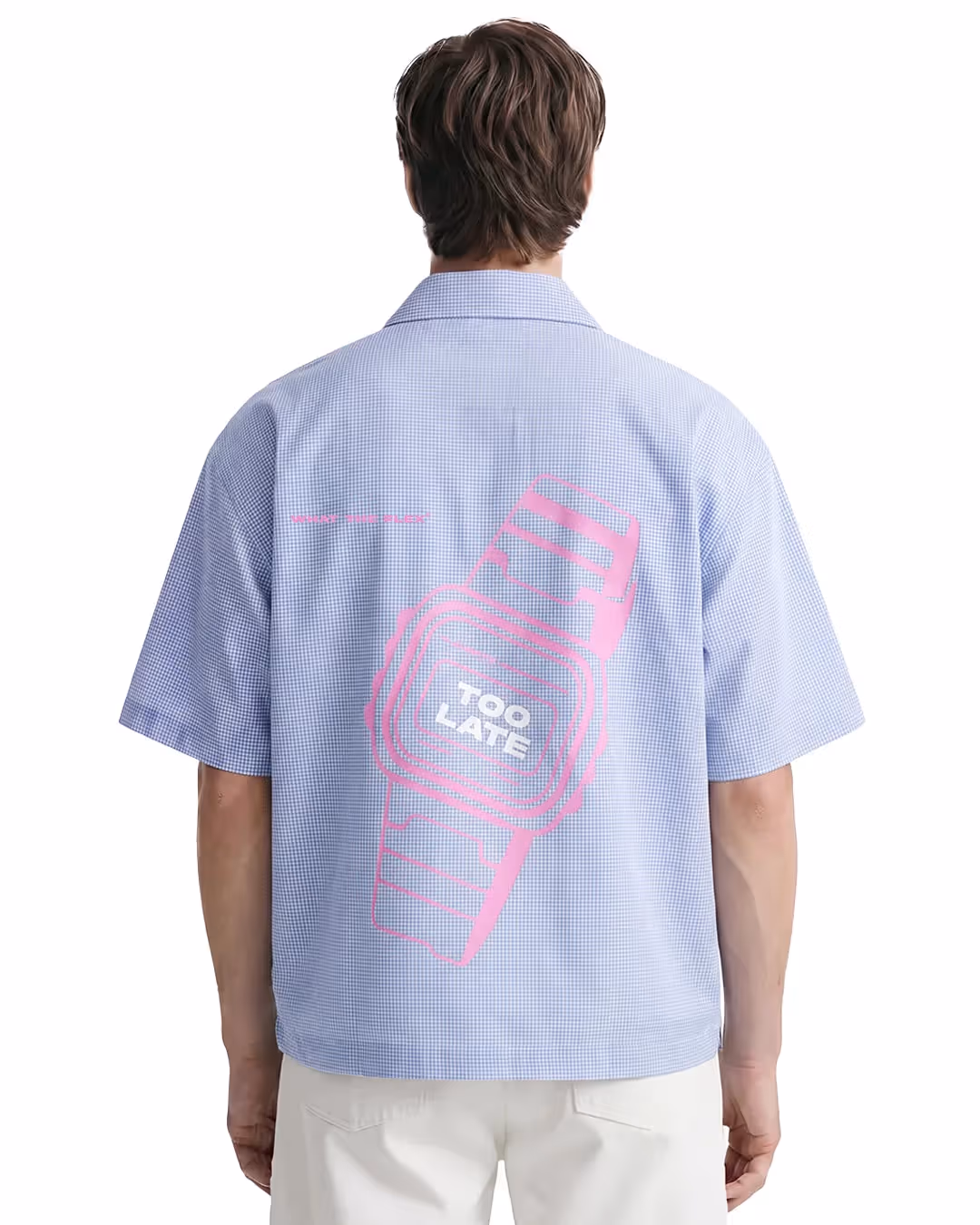Too Late Half Sleeves Checks Shirt image 3
