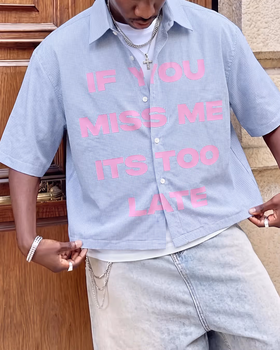 Too Late Half Sleeves Checks Shirt image 8
