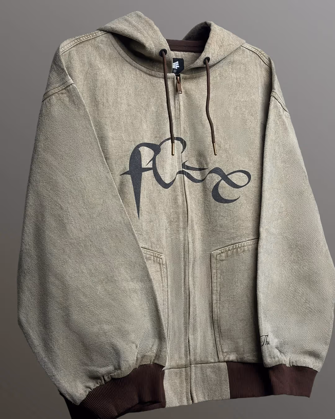 Unbound Denim Zipper Hoodie image 4