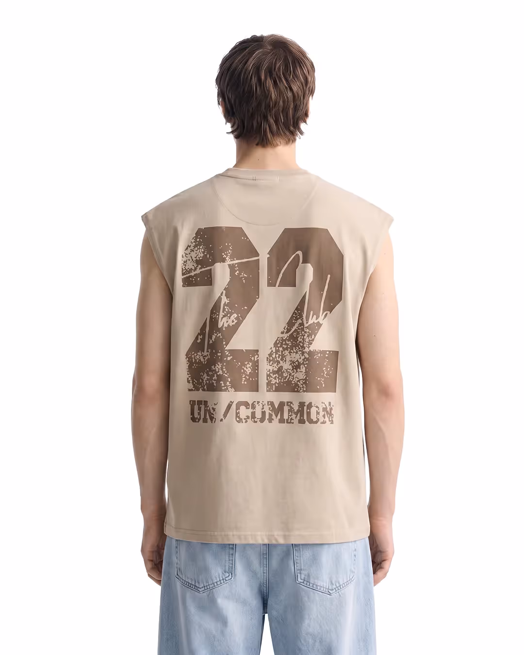 Uncommon Brown Cotton Boxy Vest image 2