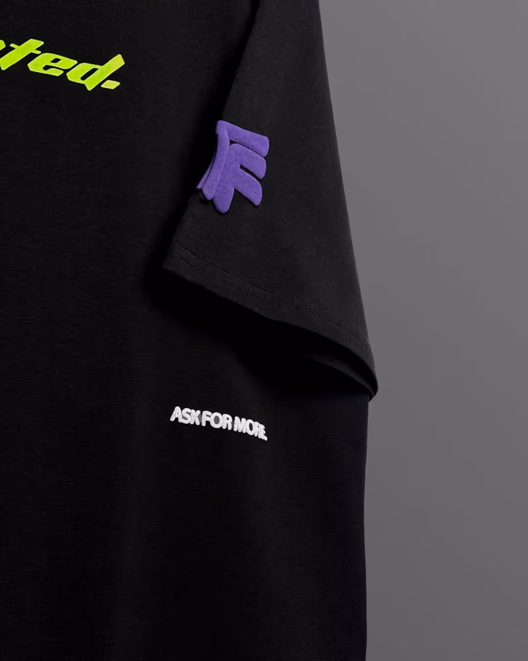 Undoubted Black Lightweight T-shirt image 7
