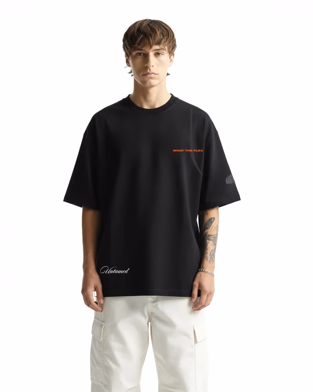 Untamed Black Heavyweight T-Shirt image 2