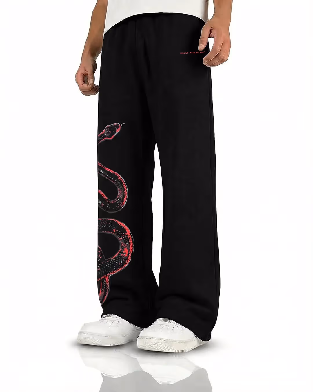 Venom Black Cotton Pants image 1