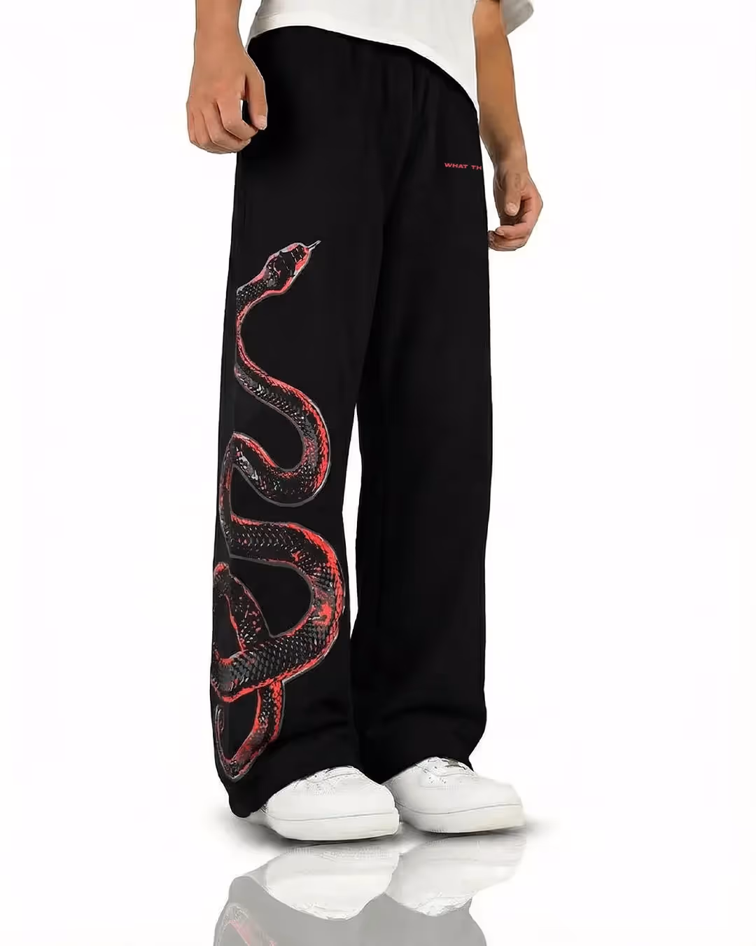 Venom Black Cotton Pants  image 4