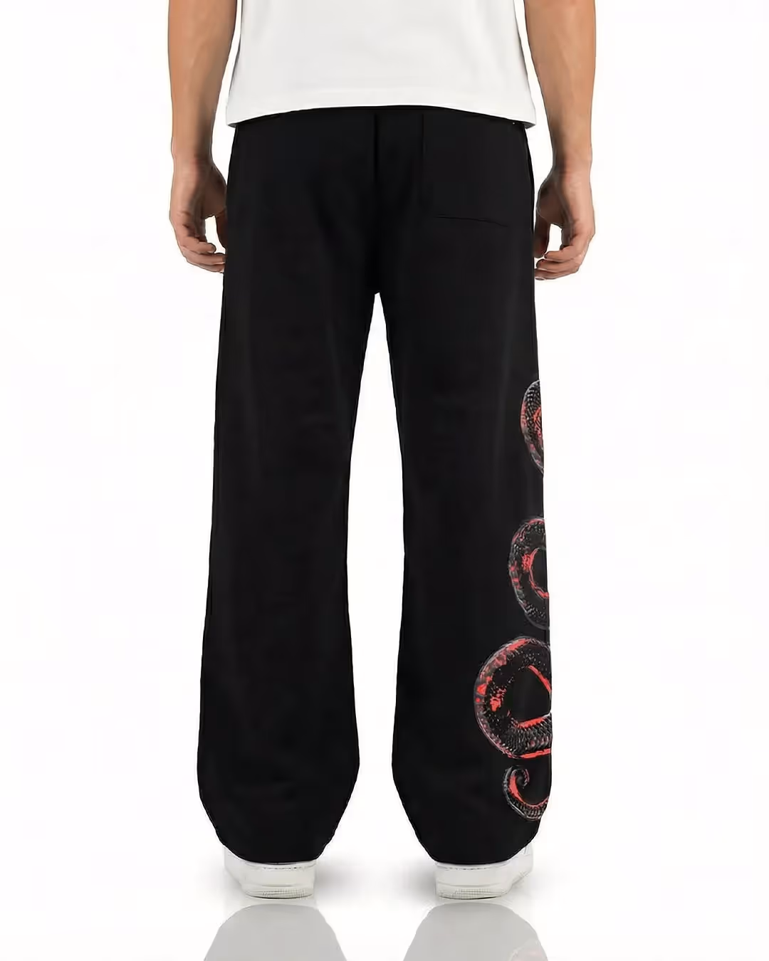 Venom Black Cotton Pants  image 5