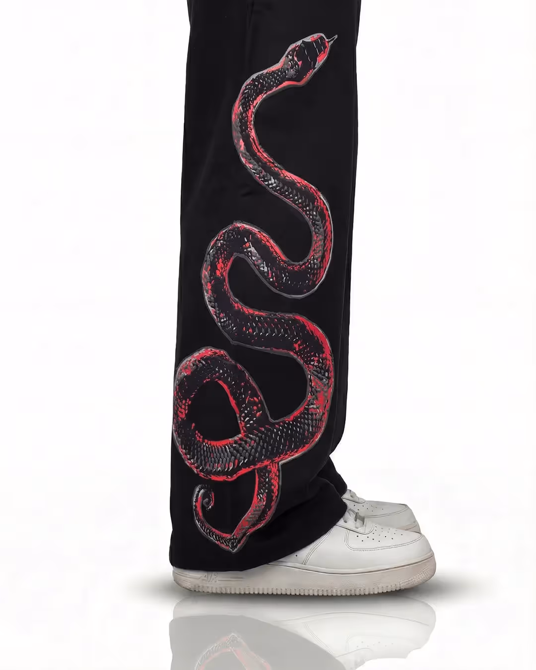 Venom Black Cotton Pants  image 7