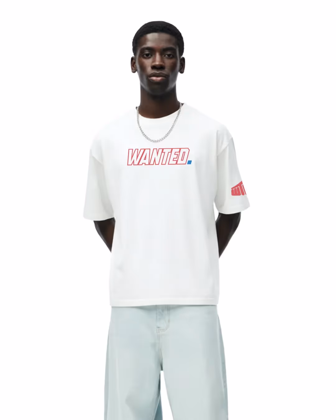 Wanted White Heavyweight T-shirt  image 2