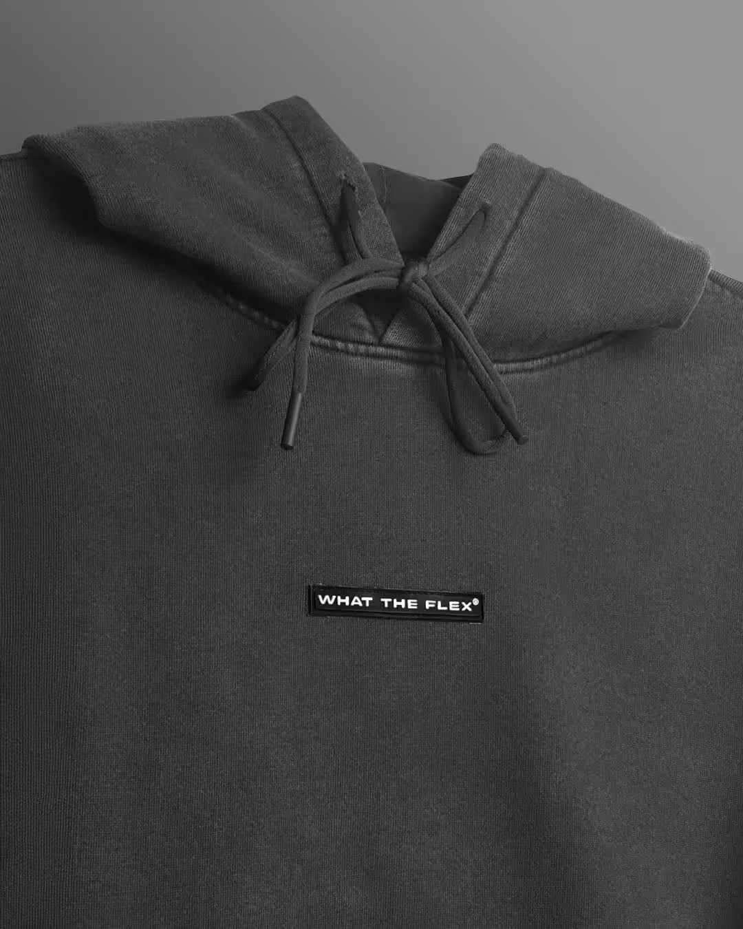 Washed Out Black Boxy-Fit Hoodie image 6