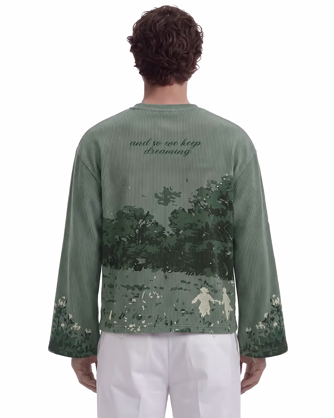 We Dream Full Sleeves Ribbed T-Shirt image 2