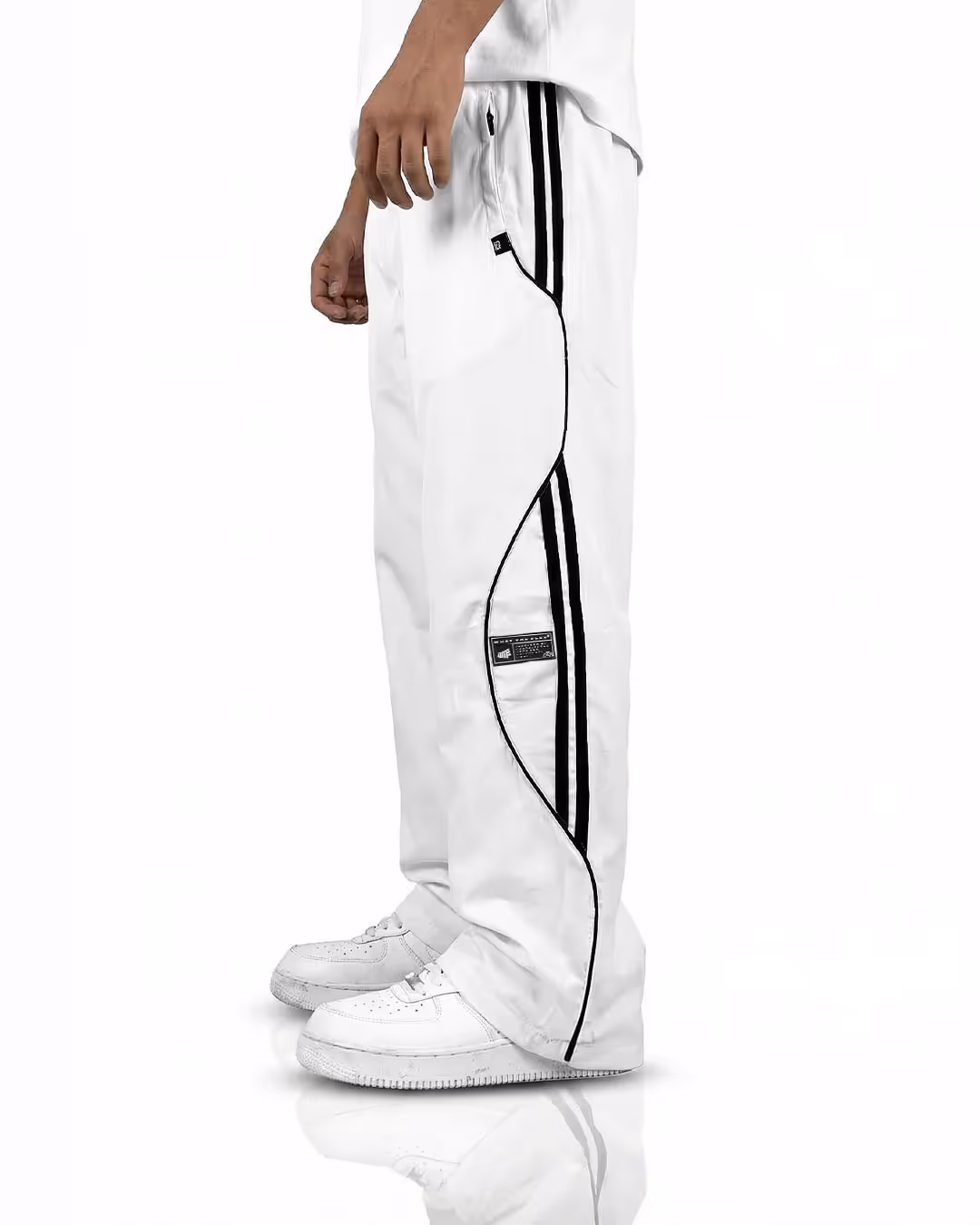 White Arc Parachute Pants  image 6