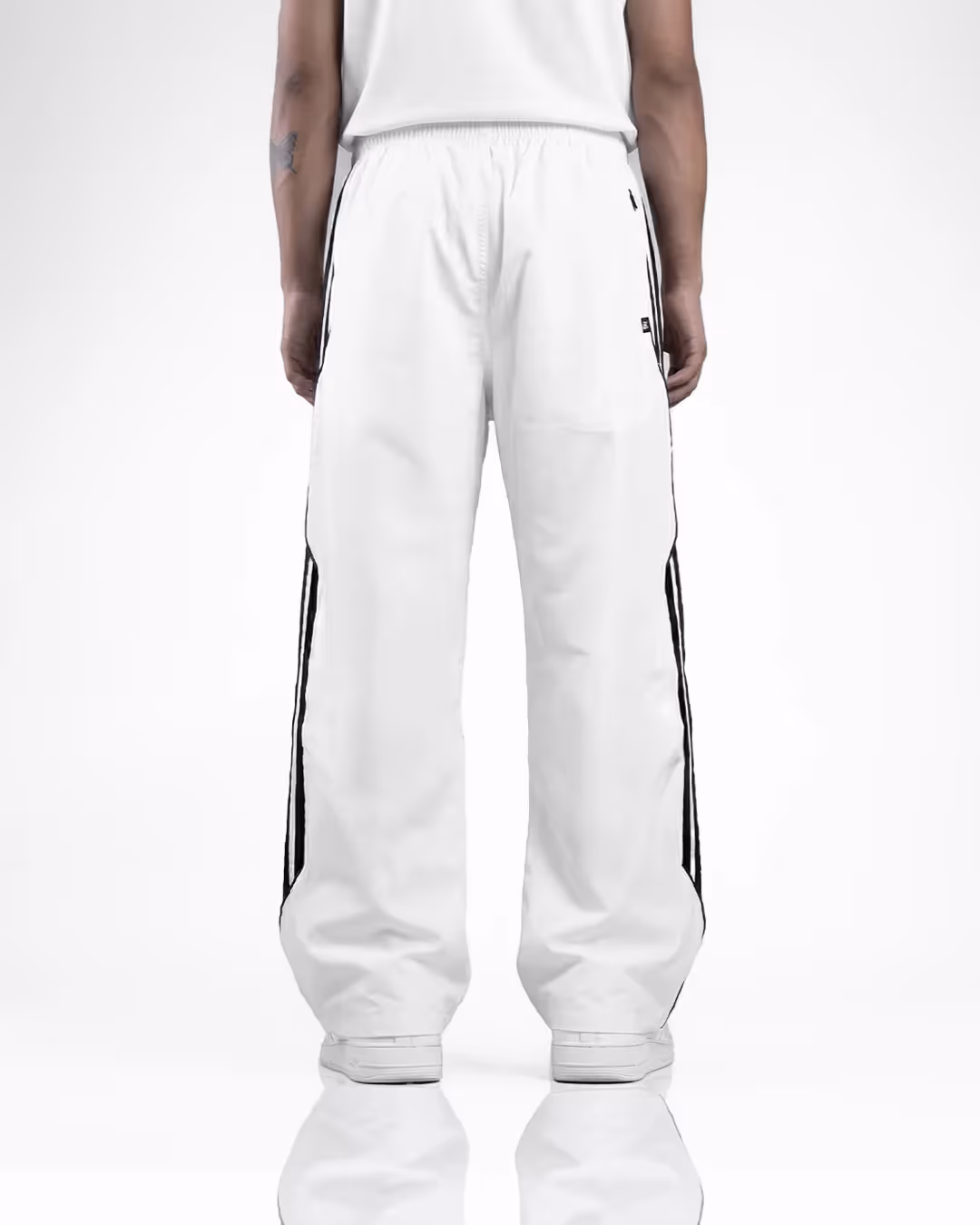 White Arc Parachute Pants  image 7