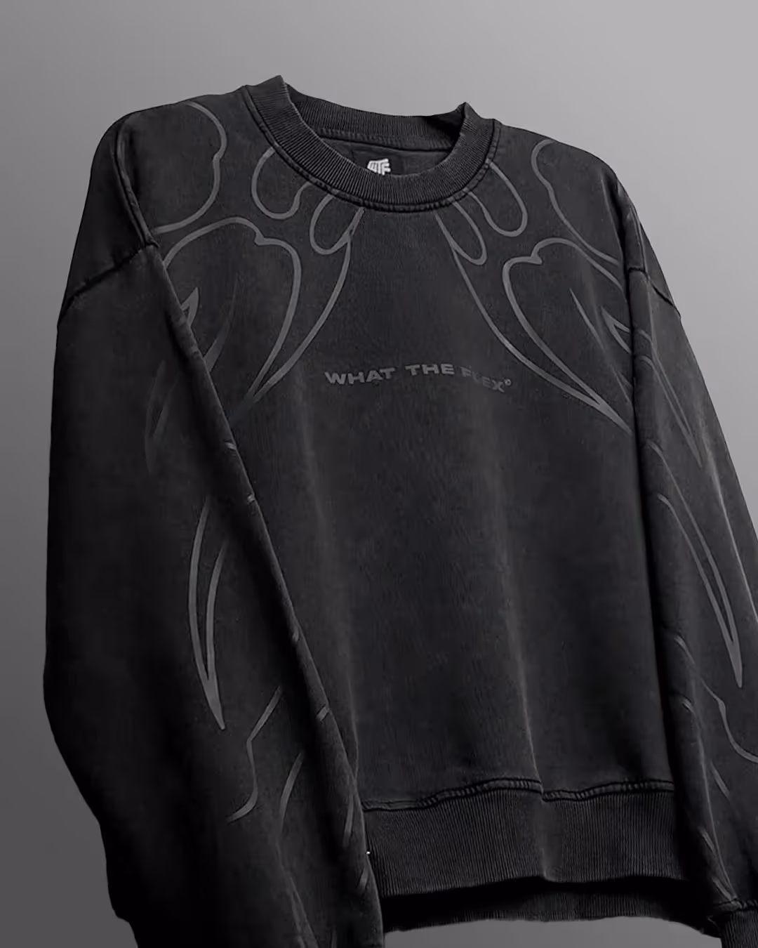 Wild Fire Acid Wash Sweatshirt image 4