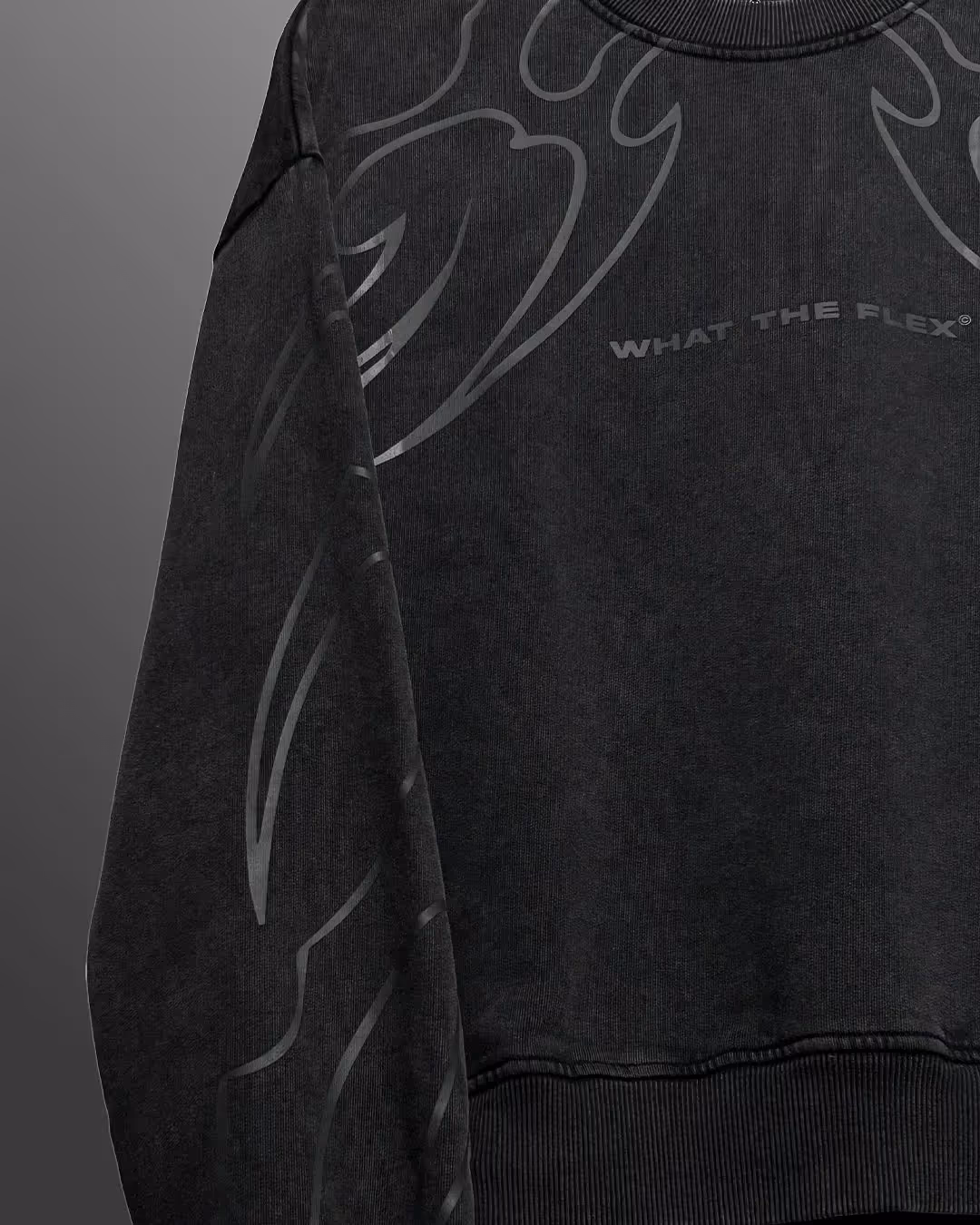 Wild Fire Acid Wash Sweatshirt image 7