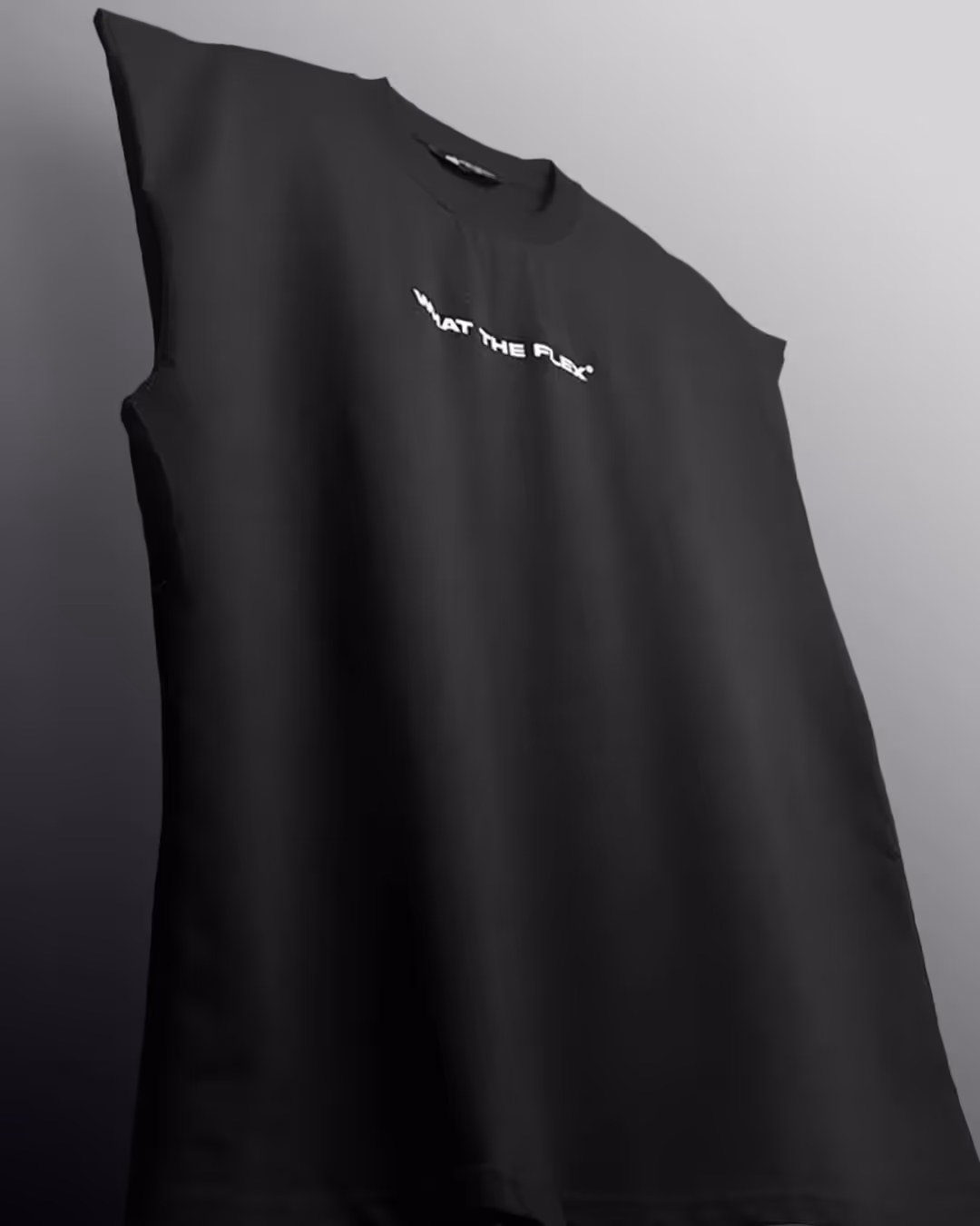Worldwide Black Cotton Boxy Vest  image 4