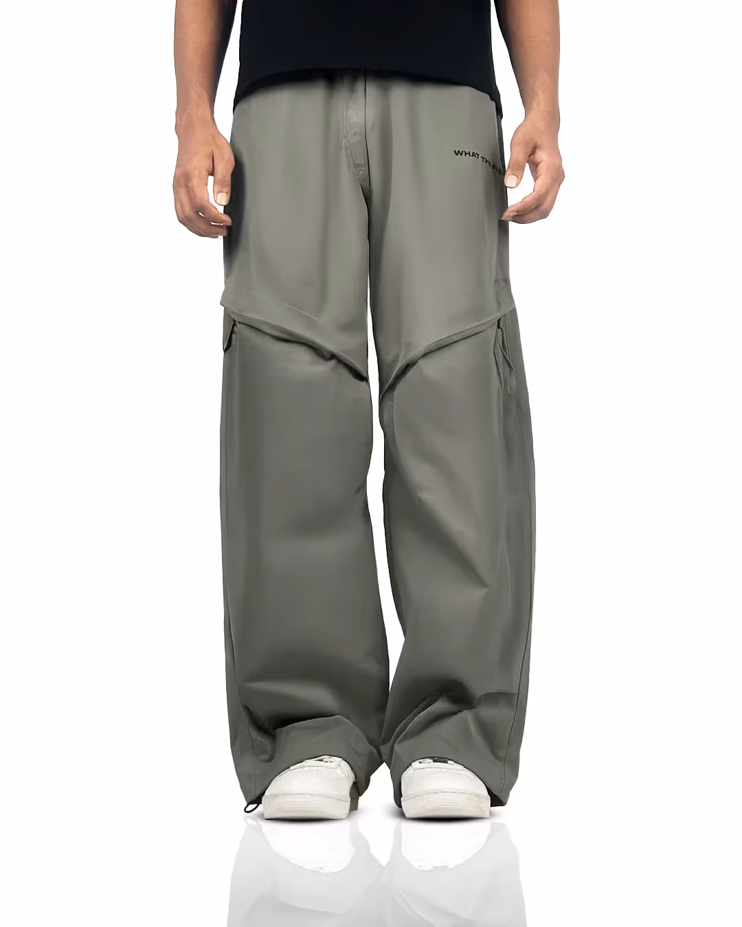 Zip Run Fawn Cargo Parachute Pants image 2